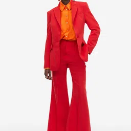 H&M Woman Flared tailored trousers-image-78