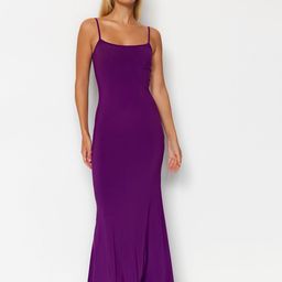 Trendyol Square Neck Sleeveless Maxi Dress-image-2