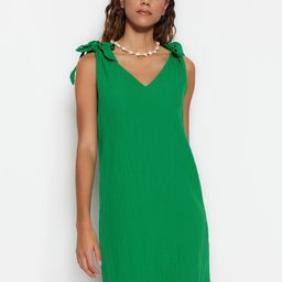 Trendyol V-Neck A-Line Dress-image-1