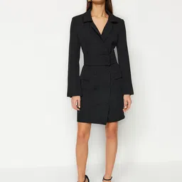 Trendyol Cuban Collar Wrap Dress-image-49
