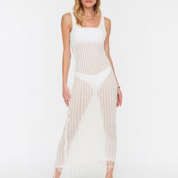 Trendyol Self Design Shoulder Straps Maxi Dress-picture-21