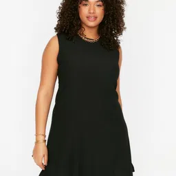 Trendyol Striped Sleeveless A Line Dress-38