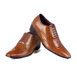 Bxxy Men Perforated Heeled Elevator Formal Brogues-image-68