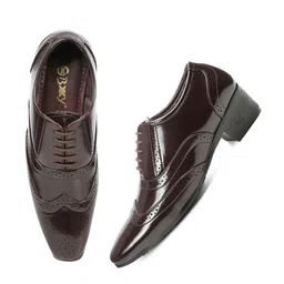 Bxxy Men Perforated Heeled Elevator Formal Brogues-picture-47