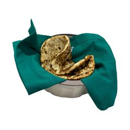 FOVEROS Green 6 Pieces Cotton Roti Napkins-image-20