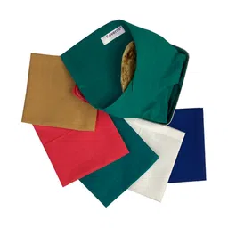 FOVEROS Green & Blue 6 Pieces Cotton Roti Cover Napkins-48