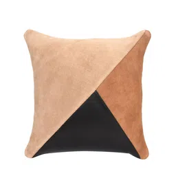 Sassora Black Leather Small Square Cushions-image-19