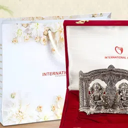 INTERNATIONAL GIFT Laxmi Ganesh God Idol Statue With Hand Diya-image-90