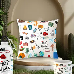 ARTBUG White & Black Wanderlust Theme & Name Printed Home Gift Sets-36