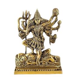 WHITEWHALE Brown Maa Kali Idol Showpiece-image-5