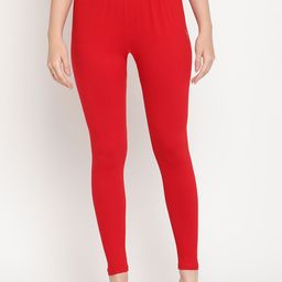 TAG 7 Women Beige Leggings 98% COTTON-image-52