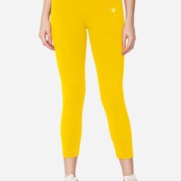 VSTAR Skinny Fit Stretchable Cropped Tights-image-93