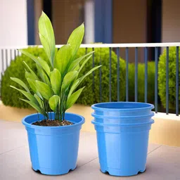 Kuber Industries Pack Of 4 Blue Planters image 1
