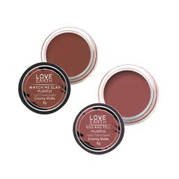 LOVE EARTH Set of 2 Creamy Matte Lip & Cheek Tint 8 g Each - Watch Me Slay & Kiss and Tell-26