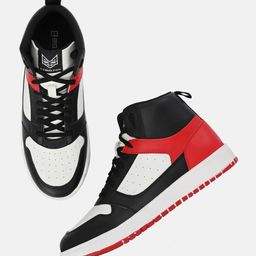 Big Fox Men Colourblocked Round Toe Sneakers-picture-8