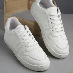 HRX by Hrithik Roshan Women White Perforations Comfort Insole Basics Sneakers-53
