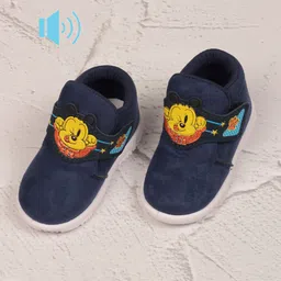 Lil Lollipop Kids Printed Lightweight Musical Velcro Sneakers-image-9