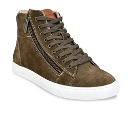 HX London Men Lightweight Suede Mid-Top Sneakers-image-50
