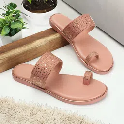 Carlton London Embellished One Toe Flats-34