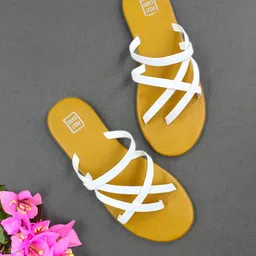 POSTCARD Women Colourblocked One Toe Flats-picture-57