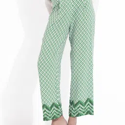 RAREISM Women Printed Straight Fit High-Rise Trousers-image-46