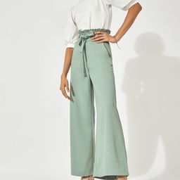 The Label Life Women Flared High-Rise Trousers-picture-35