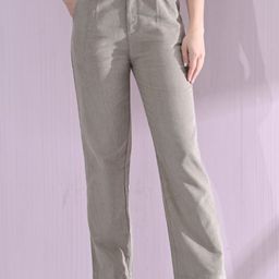 OWL MINK Women Comfort High-Rise Trousers-image-27