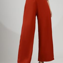 WESTHOOD Women Relaxed High-Rise Trousers-image-12