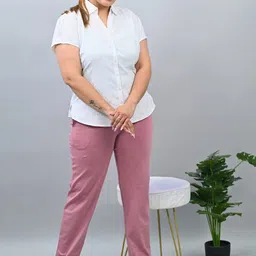 Mlada Women Original Straight Fit Low-Rise Lint Free Trousers-image-94