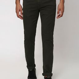 Mufti Men Slim Fit Mid Rise Trousers-picture-49