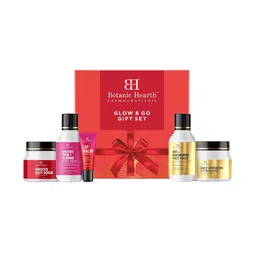 Botanic Hearth Set of 5 Glow & Go Body Scrub, Lip Balm, Body Wash, Face Wash & Moisturizer-2