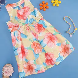 Pantaloons Junior Girls Floral Printed A-Line Dress-42