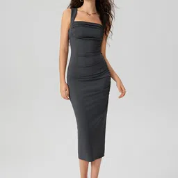 StyleCast Women Square Neck Sleeveless Georgette Bodycon Dress-picture-41