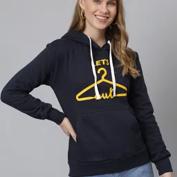 Campus Sutra Women Blue Printed Sweatshirt-picture-22
