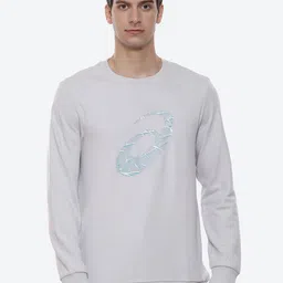ASICS Big Spiral Logo Printed Pullover Sweatshirt-image-96
