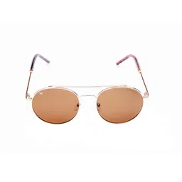 Mayhem Unisex Round Sunglass With Polarised & UV Protected Lens AUM6010C2-5