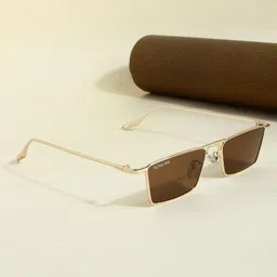 ROYALTAIL Unisex Rectangle Sunglasses with UV Protected Lens RT-SUNG-099-41