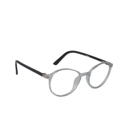 OPTIFY Unisex Clear Lens & Green Round Sunglasses with UV Protected Lens-17