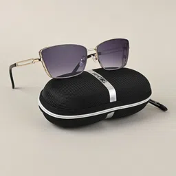 IDOR Unisex Cateye Sunglasses with UV Protected Lens IDOR-16-GRY-image-42