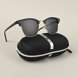 IDOR Unisex Square Sunglasses with UV Protected Lens IDOR-3016-GD-BLK-image-30