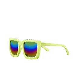 AUGEN Unisex Square Sunglasses with UV Protected Lens-44