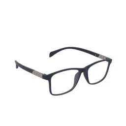 OPTIFY Unisex Clear Lens & Blue Rectangle Sunglasses with UV Protected Lens-9