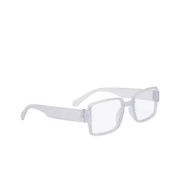 GARTH Unisex Square Sunglasses With UV Protected Lens GRT_SMILTY_WHT-12