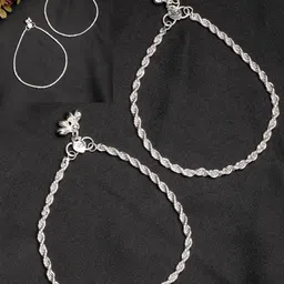 NVR Silver-Plated Anklet-picture-28