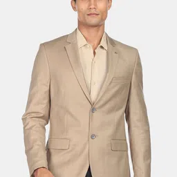 AD By Arvind Men Tailored-Fit Single Breasted Blazers-image-52