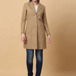 KLOTTHE Notched Lapel Longline Woollen Overcoat-23