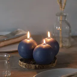 Aromatic Fables Blue 3 Pieces Lavender Scented Candles-image-6