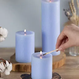 Aromatic Fables Blue 3 Pieces Scented Candles-image-64