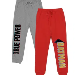 DC by Wear Your Mind Kids Pack Of 2 Printed Cotton Joggers-image-78