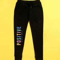 NUSYL Unisex Black Printed Joggers-image-58